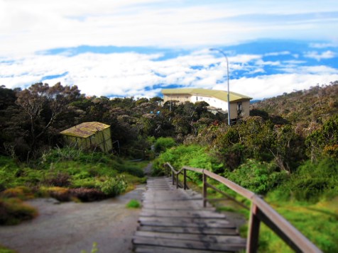 Laban Rata - aerial view