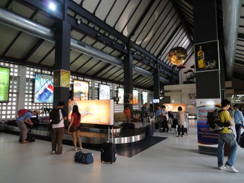 Siem Reap Airport - baggage collection
