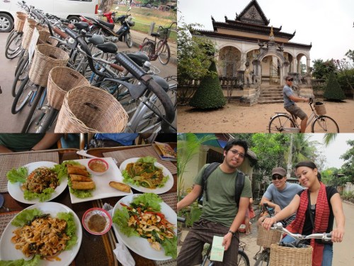Cycling around Siem Reap