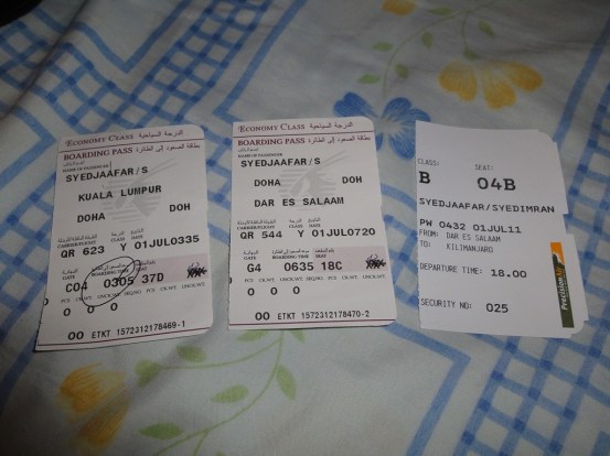 Kilimanjaro Flight Tickets