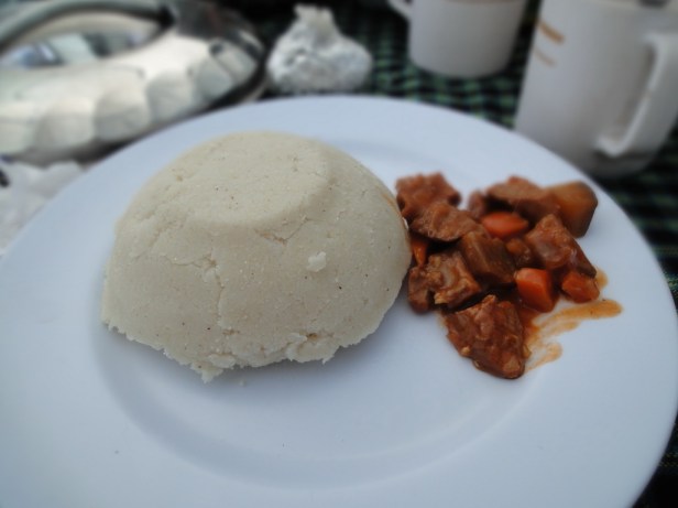 Traditional african ugali