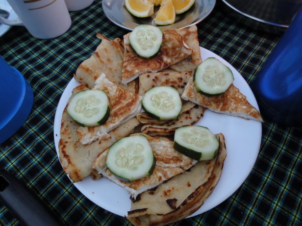 Breakfast on last day