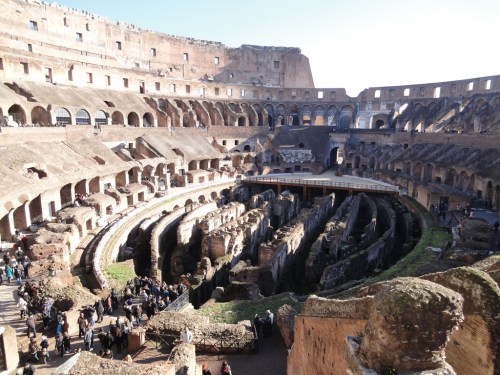 Inside the Colosseum