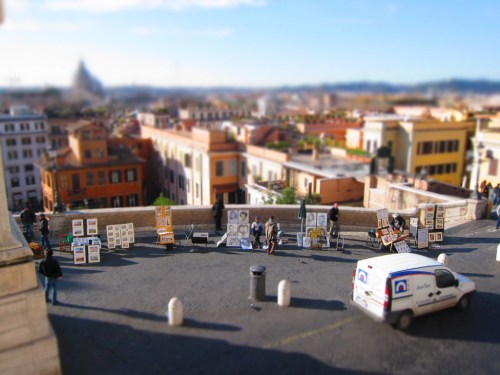 View from Trinità dei Monti church