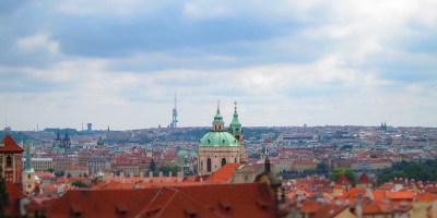City view from Prague Castle