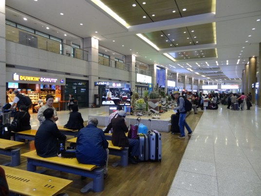 Incheon Airport arrival hall
