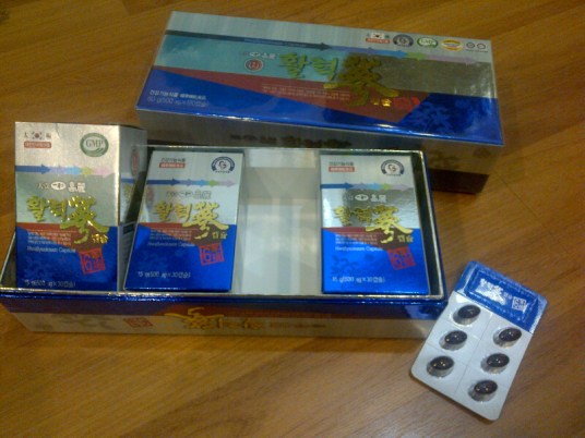 Korean red ginseng capsules