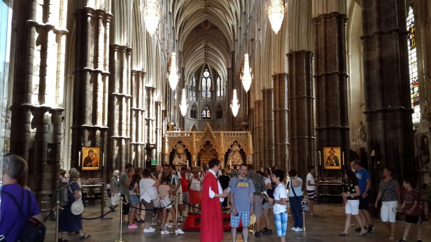 Inside Westminster Abbey