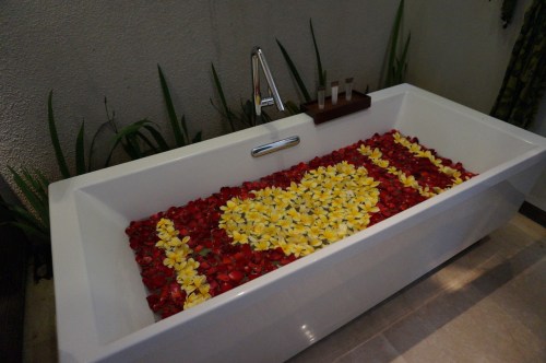 Flower bath
