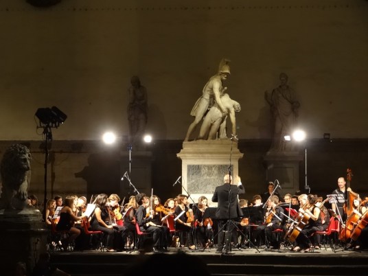 Orchestra at Loggia dei Lanzi