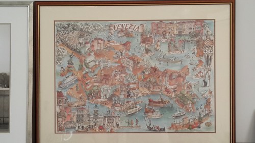 Venice map from La Ricerca