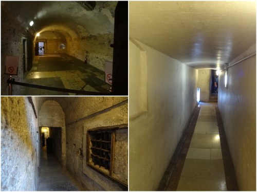 Inside Bridge of Sighs and prison