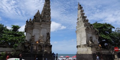 Entrance to Kuta beach