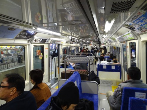 Inside the Hamamatsucho monorail
