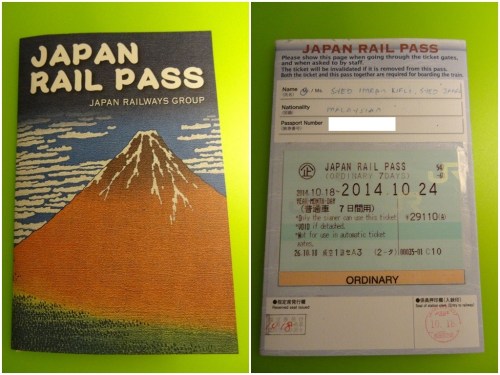Japan Rail pass tickets