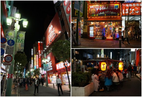 Shinjuku commercial area