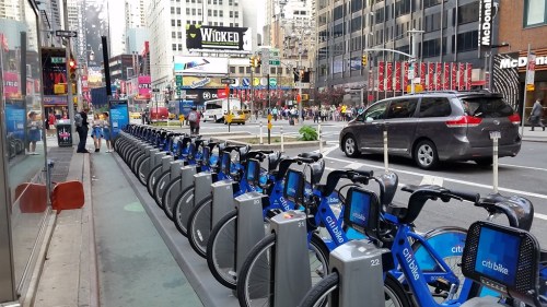 Citibikes on Broadway