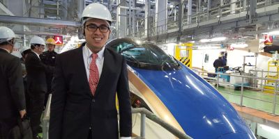 E7 series Shinkansen at Hakusan depot