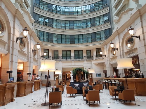 Lobby of Marriott Champs-Élysées