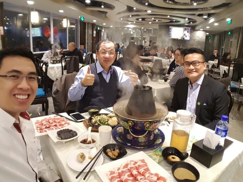 Dinner at Dong Lai Shun