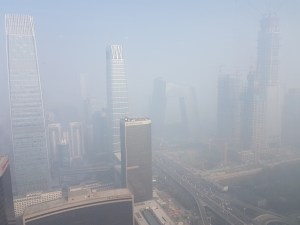 Beijing with AQI 310