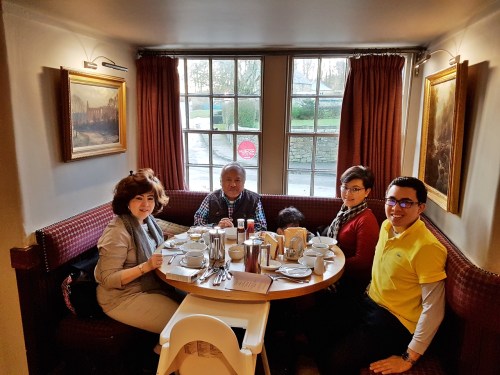 Breakfast at Devonshire Arms