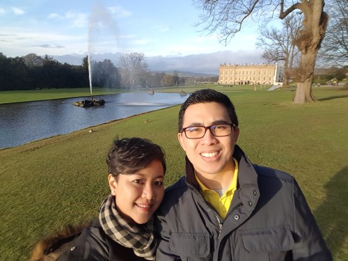 Chatsworth House and the Emperor Fountain