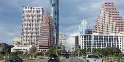 View of Austin City from Congress Avenue