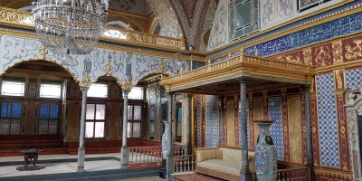 One of the halls in the Harem of Topkapi Palace