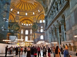 Inside Hagia Sophia