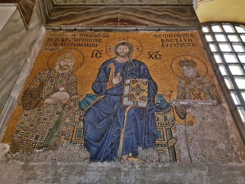 11th century mosaic panel