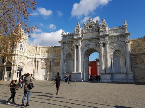 Entrance to Dolmabahçe Palace