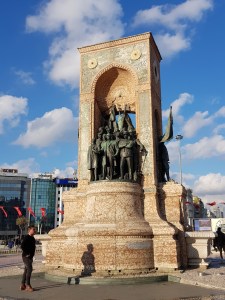 The Republic Monument at Taksim Square