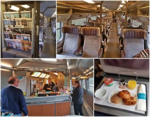 Interior of Eurostar train