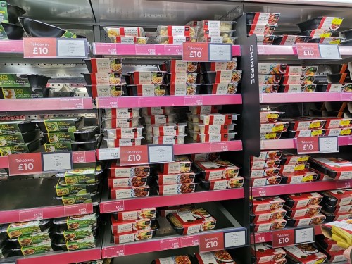 Precooked meals at M&S