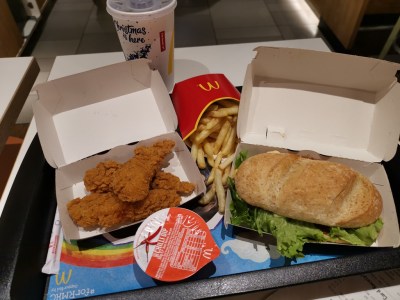 Quick lunch at McDonalds