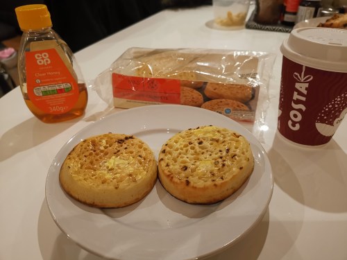 Crumpets for breakfast