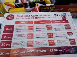 Thai prepaid package